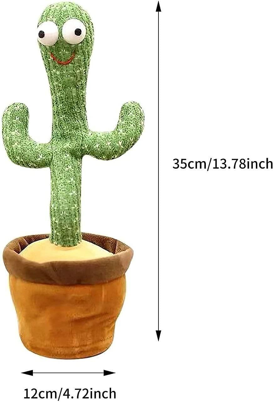 Sing & Wiggle Cactus – LED Musical Plush That Mimics & Moves!