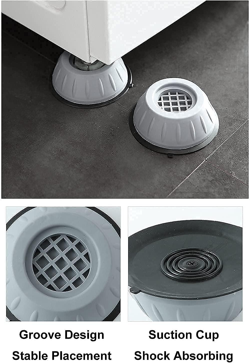 SHOPICK™ Anti-Skid Pads – Quiet & Stable Solution for Washing Machines