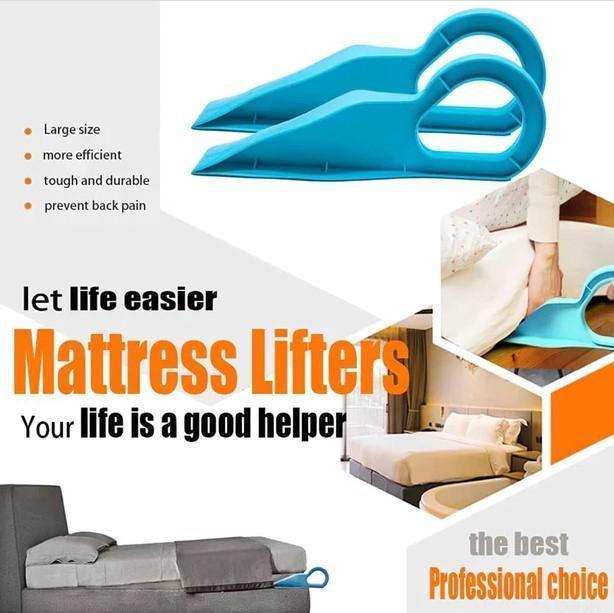 No-Stress Bed Maker – Mattress Lifter & Sheet Tuck Tool (2 Pieces)
