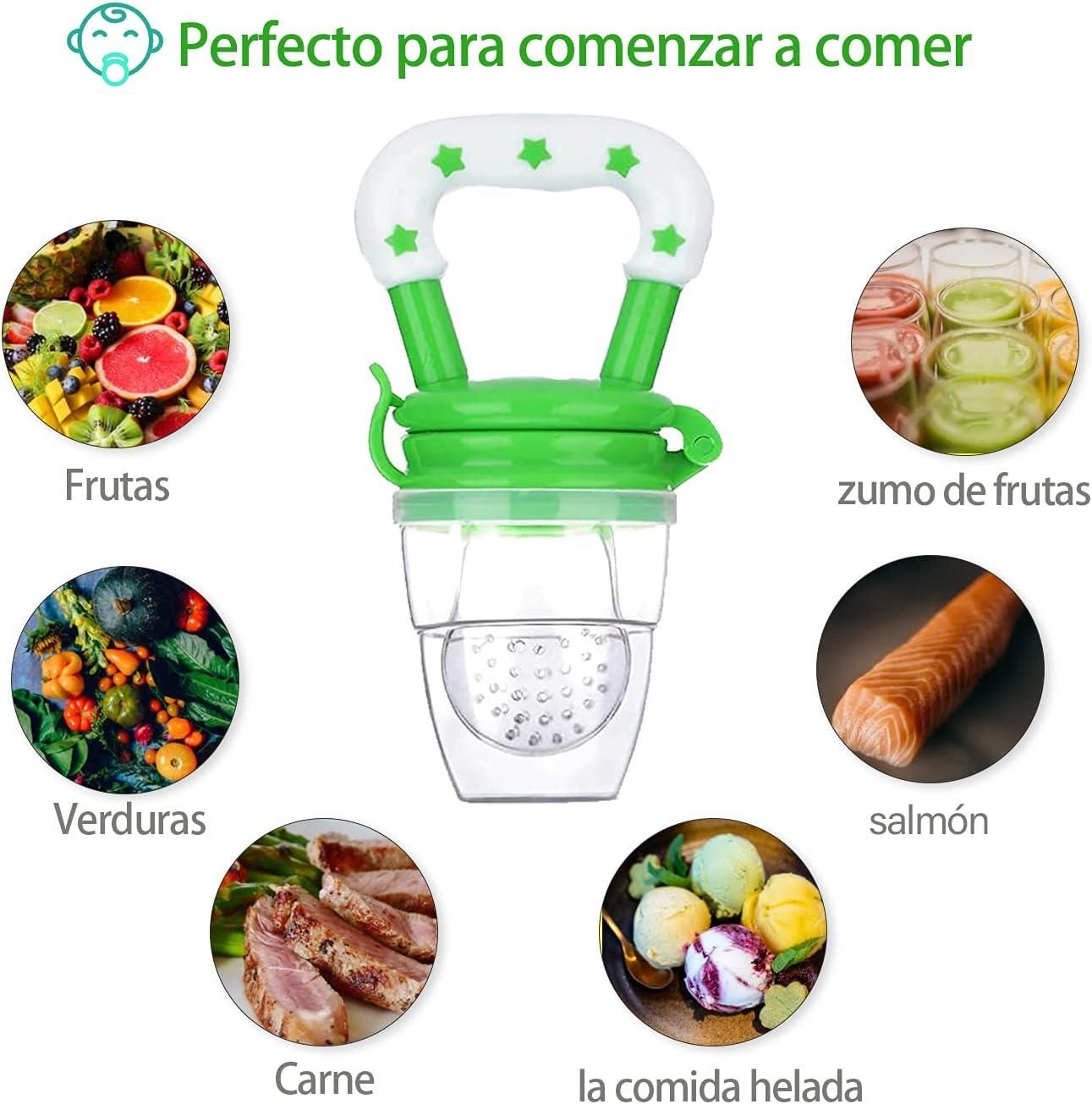 LittleBitez Baby Fruit Pacifiers – BPA-Free Silicone Teething Feeders (2-Pack)