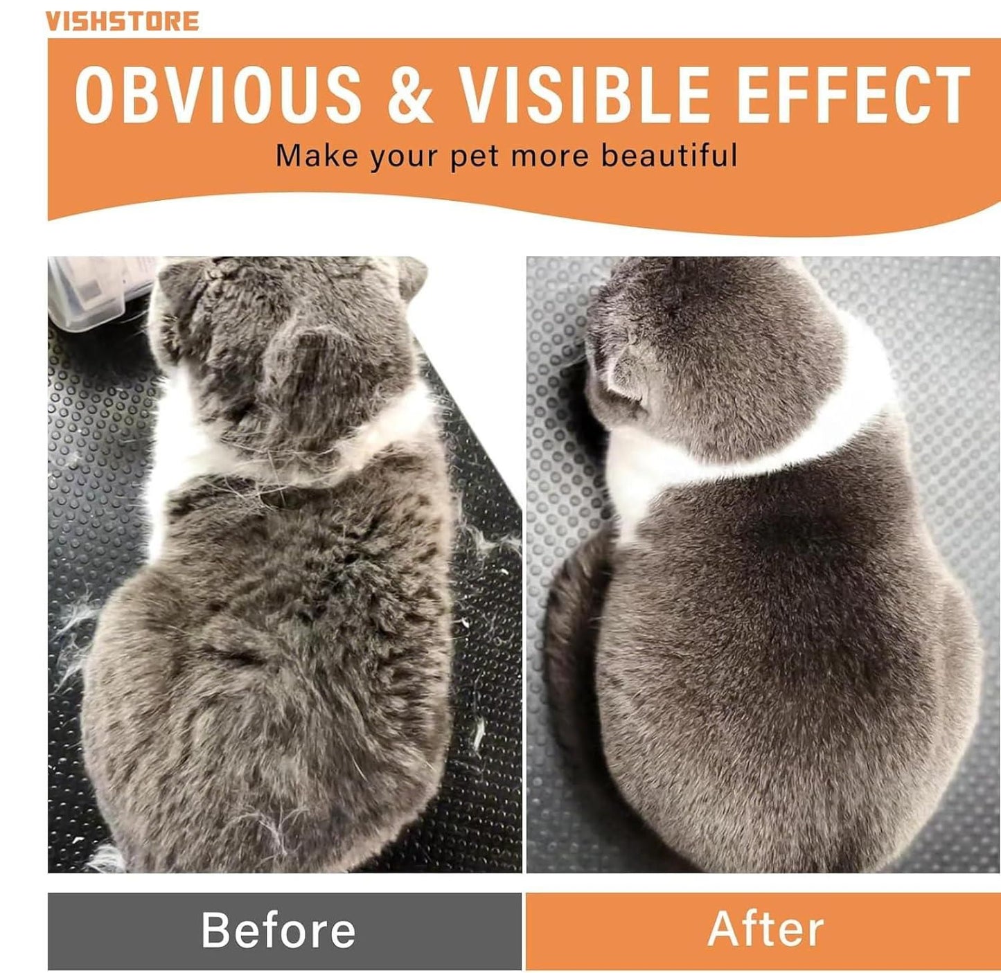Gentle Steam Brush for Dogs & Cats – Easy Grooming & Deep Clean