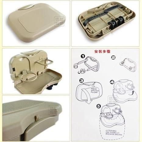 CarEasY Travel Food Tray – Foldable Table for Meals, Work & Entertainment
