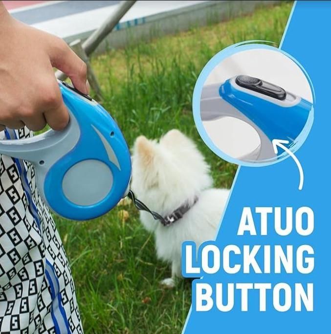 Durable Pet Walking Leash with Comfortable Anti-Slip Handle