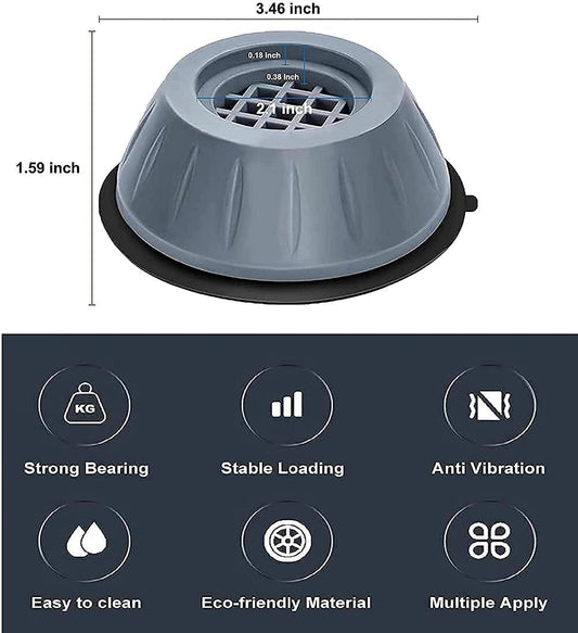 SHOPICK™ Anti-Skid Pads – Quiet & Stable Solution for Washing Machines
